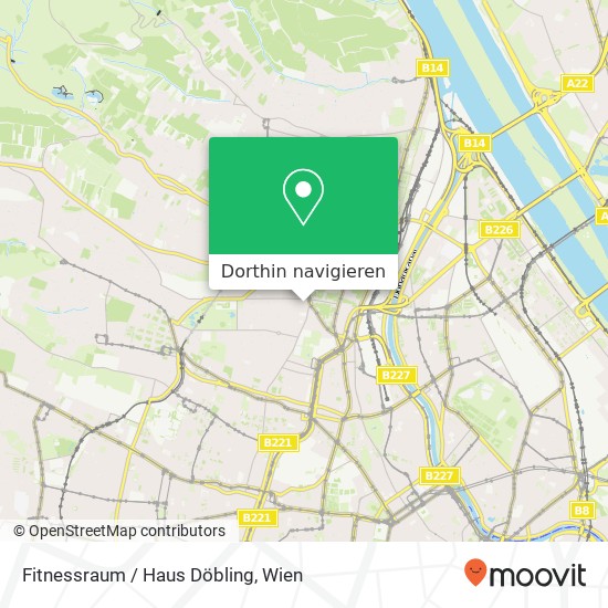 Fitnessraum / Haus Döbling Karte