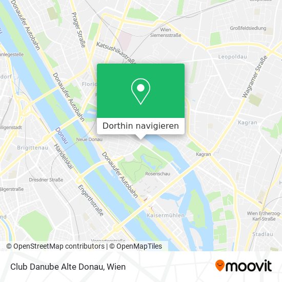 Club Danube Alte Donau Karte