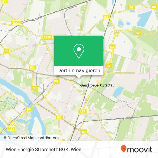 Wien Energie Stromnetz BGK Karte