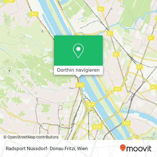 Radsport Nussdorf- Donau Fritzi Karte
