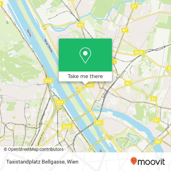 Taxistandplatz Bellgasse Karte
