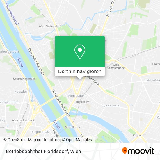 Betriebsbahnhof Floridsdorf Karte