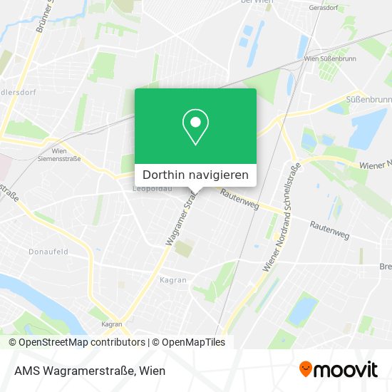 AMS Wagramerstraße Karte