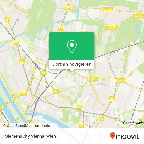 SiemensCity Vienna Karte