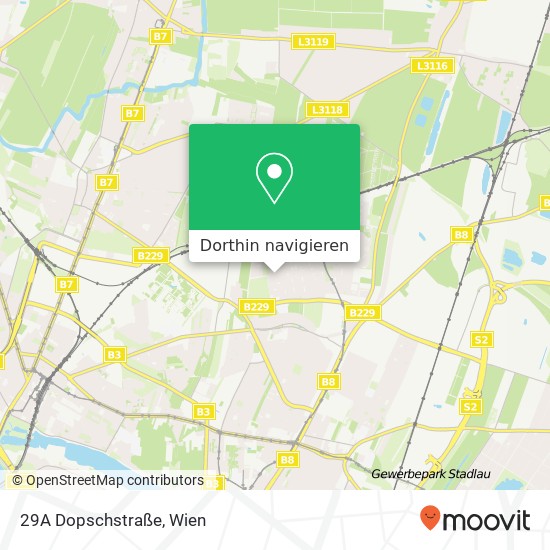 29A Dopschstraße Karte