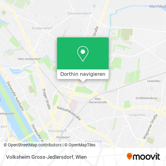 Volksheim Gross-Jedlersdorf Karte
