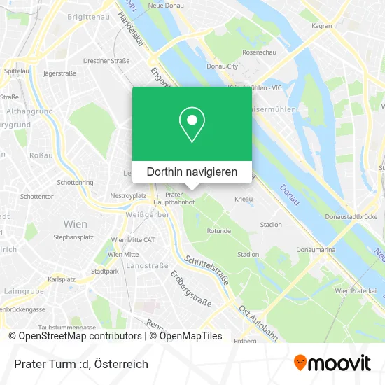 Prater Turm :d Karte