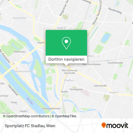 Sportplatz FC Stadlau Karte
