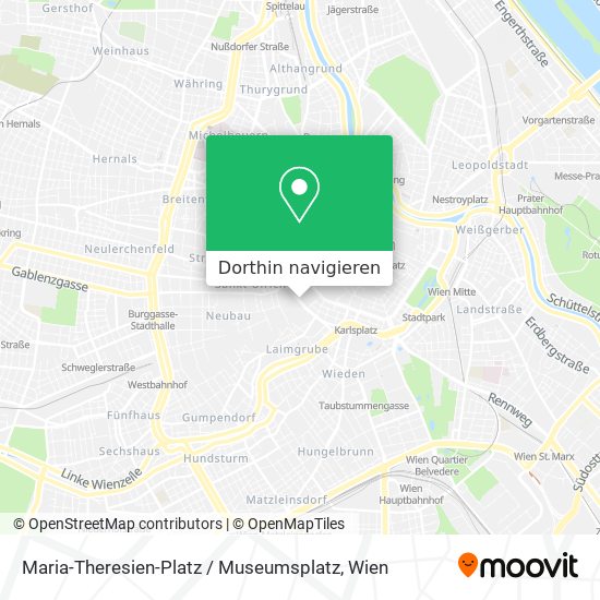 Maria-Theresien-Platz / Museumsplatz Karte