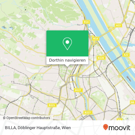 BILLA, Döblinger Hauptstraße Karte
