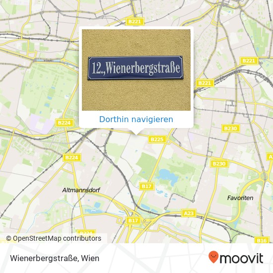 Wienerbergstraße Karte