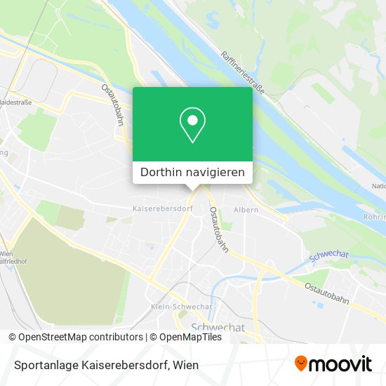 Sportanlage Kaiserebersdorf Karte