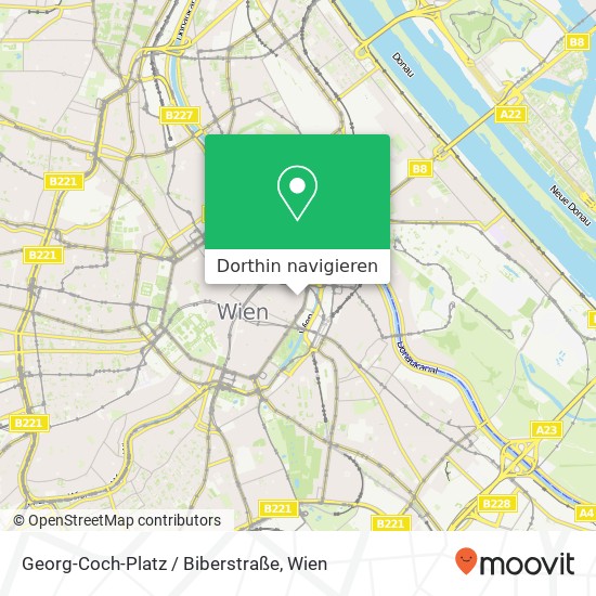 Georg-Coch-Platz / Biberstraße Karte