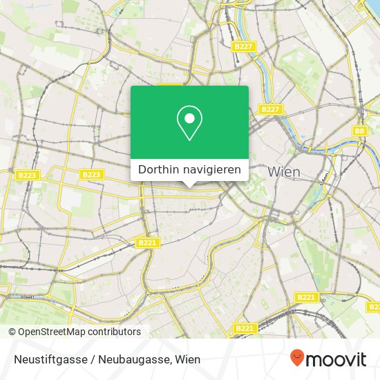 Neustiftgasse / Neubaugasse Karte