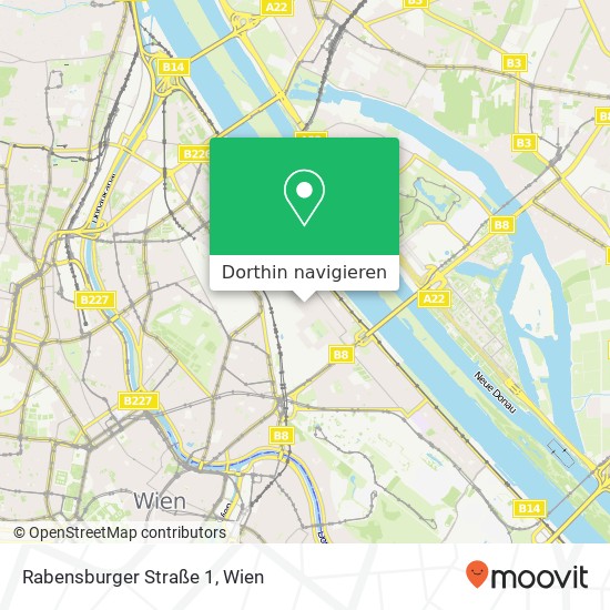Rabensburger Straße 1 Karte
