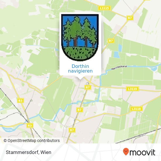 Stammersdorf Karte