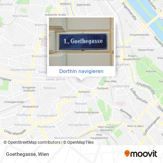 Goethegasse Karte