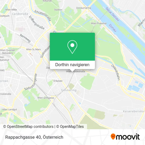 Rappachgasse 40 Karte