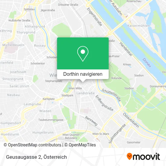 Geusaugasse 2 Karte