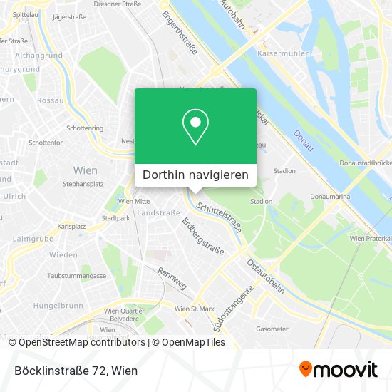 Böcklinstraße 72 Karte