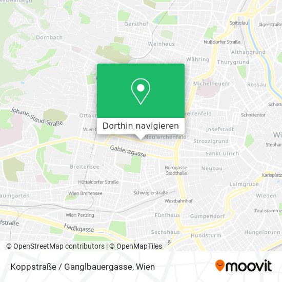 Koppstraße / Ganglbauergasse Karte