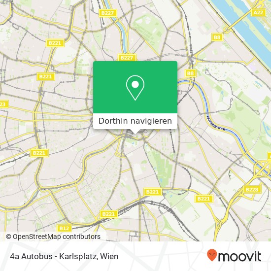 4a Autobus - Karlsplatz Karte