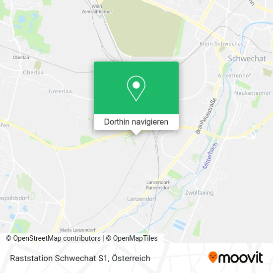Raststation Schwechat S1 Karte