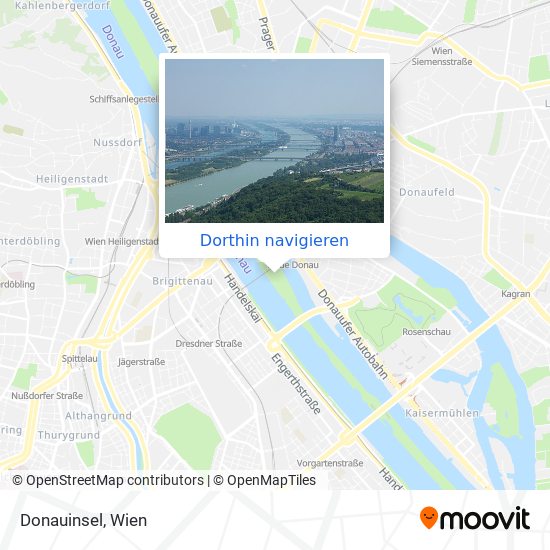 Donauinsel Karte