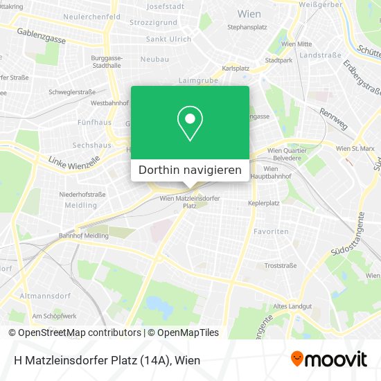 H Matzleinsdorfer Platz (14A) Karte