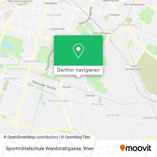 Sportmittelschule Wendstattgasse Karte