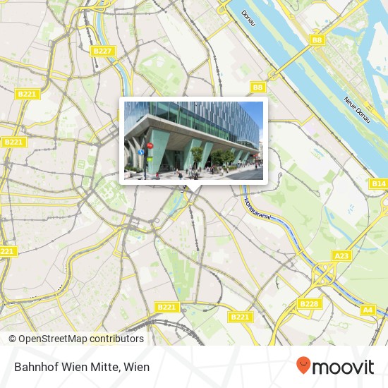 Bahnhof Wien Mitte Karte