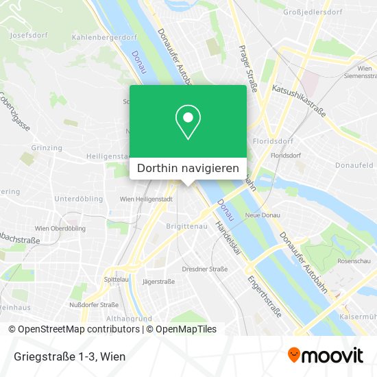 Griegstraße 1-3 Karte