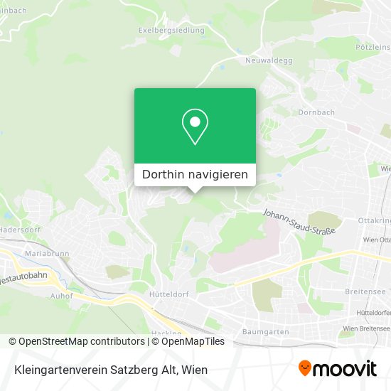 Kleingartenverein Satzberg Alt Karte
