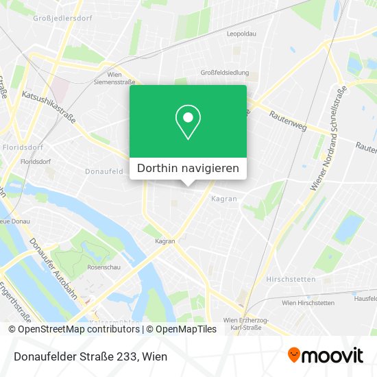 Donaufelder Straße 233 Karte