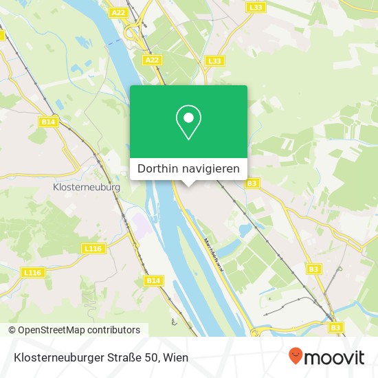 Klosterneuburger Straße 50 Karte