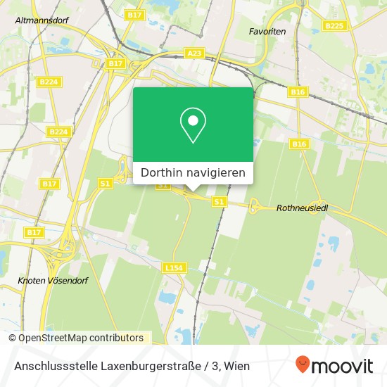 Anschlussstelle Laxenburgerstraße / 3 Karte