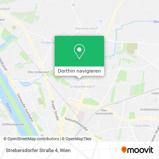 Strebersdorfer Straße 4 Karte