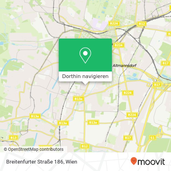 Breitenfurter Straße 186 Karte