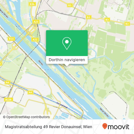 Magistratsabteilung 49 Revier Donauinsel Karte