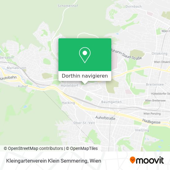 Kleingartenverein Klein Semmering Karte