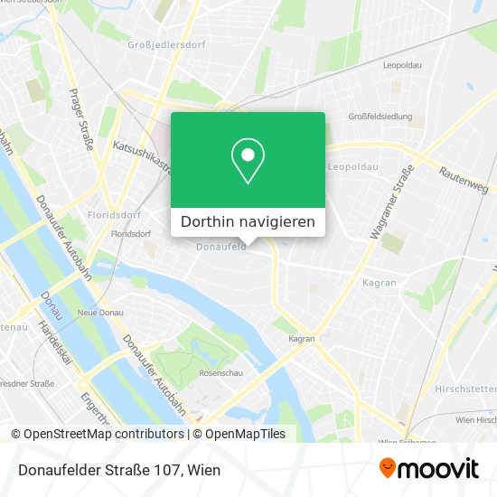 Donaufelder Straße 107 Karte