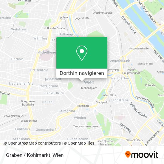 Graben / Kohlmarkt Karte
