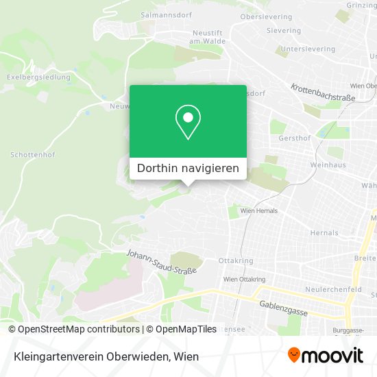 Kleingartenverein Oberwieden Karte