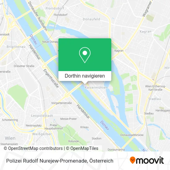 Polizei Rudolf Nurejew-Promenade Karte