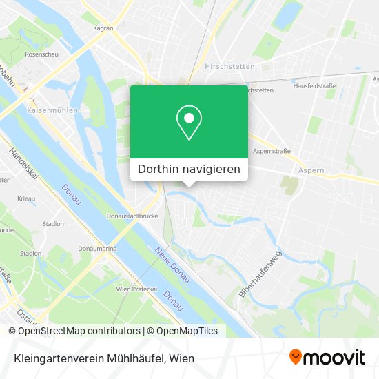 Kleingartenverein Mühlhäufel Karte