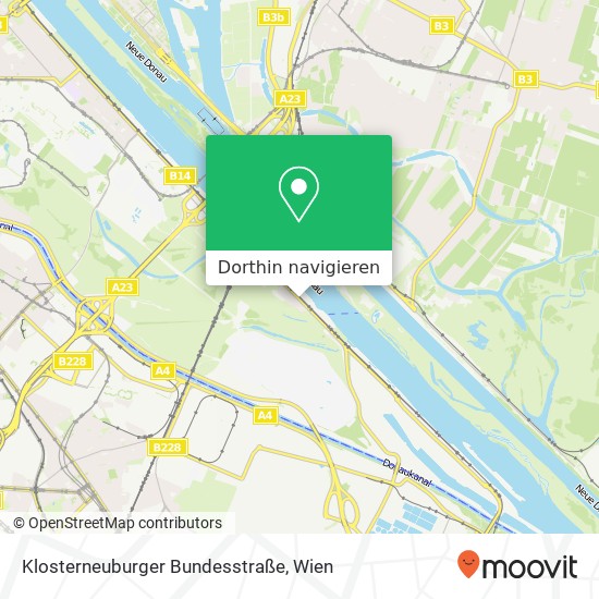 Klosterneuburger Bundesstraße Karte