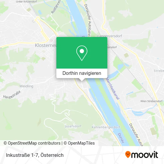 Inkustraße 1-7 Karte