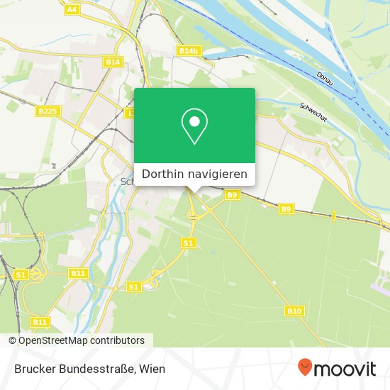 Brucker Bundesstraße Karte