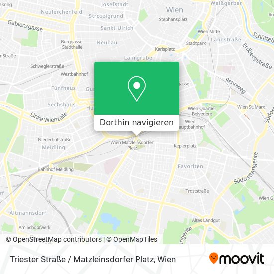 Triester Straße / Matzleinsdorfer Platz Karte