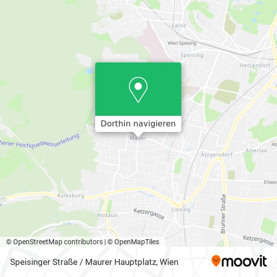 Speisinger Straße / Maurer Hauptplatz Karte